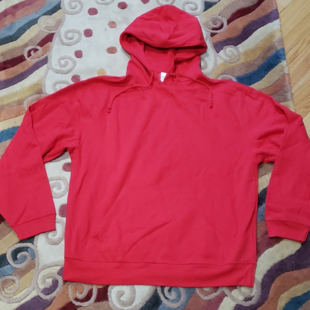 Over the head hooded sweatshirt